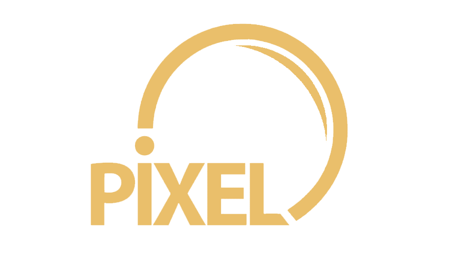 pixel for eyes brand logo graphic